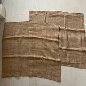 2 100% silk vintage Ralph Lauren European sized pillow shams